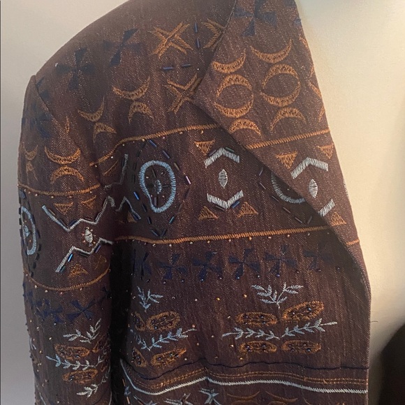 Coldwater Creek size 16 embellished jacket - Picture 2 of 12